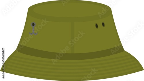Vector illustration of a fisherman hat