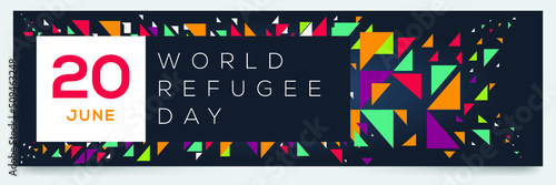 World Refugee Day, held on 20 June.