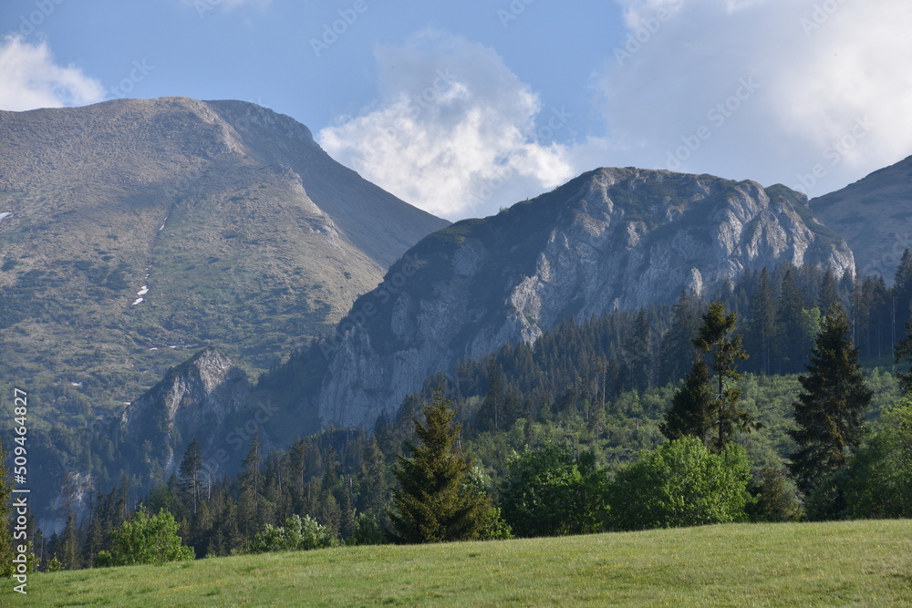 Fototapeta premium Słowacja, Tatry Bielskie, góry, Park Narodowy, TANAP, 