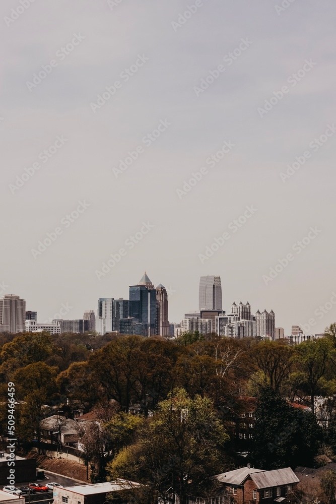 Fototapeta premium City scape downtown 