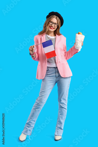 Beautiful young woman with ...