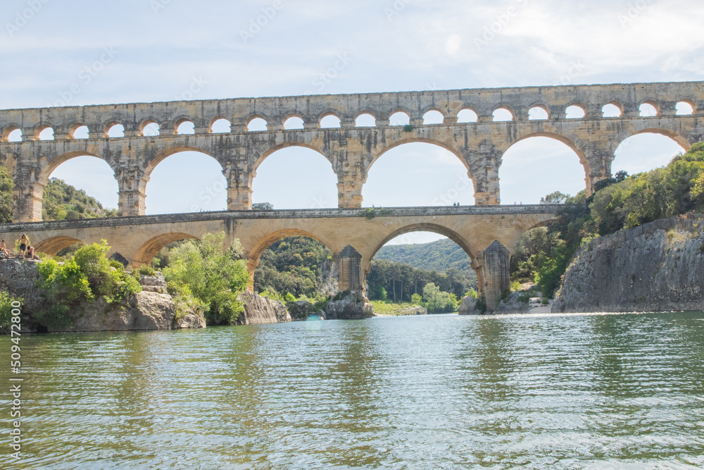 Pont du Gard Aquaduct Roman Ruins