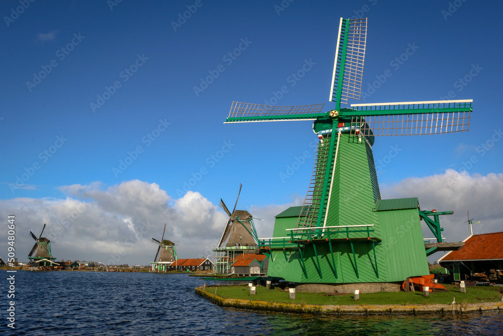 Views from the Zaanse Schans area of the Dutch town of Zaandam Views from the Zaanse Schans area of the Dutch town of Zaandam