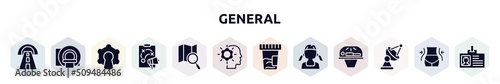 general filled icons set. glyph icons such as road tunnel, mri scanner, open source, marketing plan, map search, realization, urine test, teenager, satellite antenna icon.
