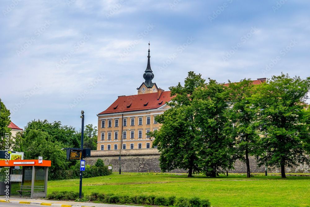 Lubomirski Castle in Rzeszów. Castle in the city center of Rzeszow - Poland Lubomirski Castle in Rzeszów. Castle in the city center of Rzeszow - Poland