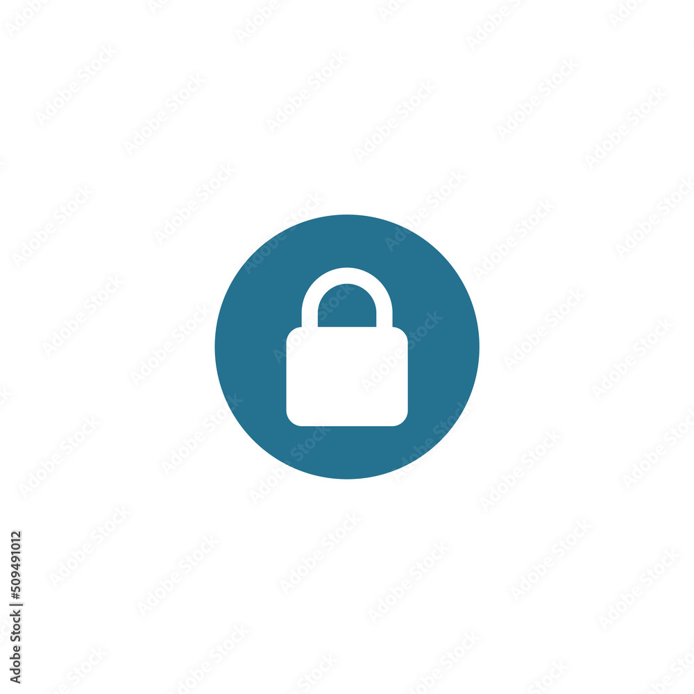 simple lock and padlock icon simple lock and padlock icon