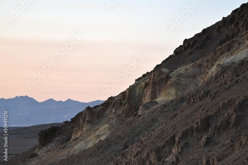 Mountainside at Death Valley National Park in California