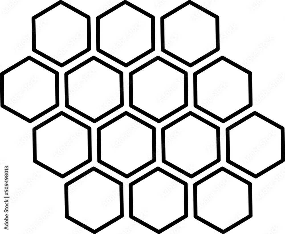 honeycomb icon vector on white background..eps honeycomb icon vector on white background..eps