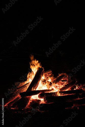 campfire fire bonfire