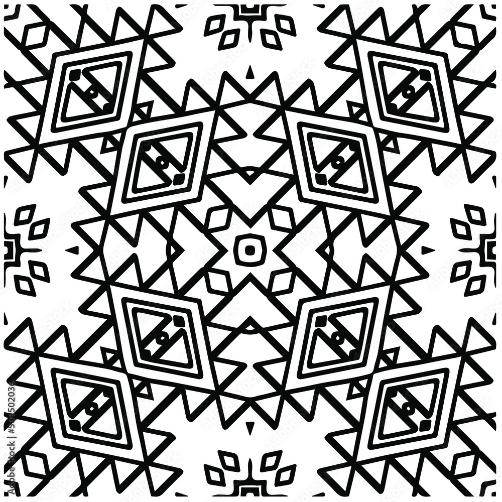 Abstract background with black and white mandala. Unique geometric vector swatch. Perfect for site backdrop, wrapping paper, wallpaper, textile and surface design.
Abstract background with black and white mandala. Unique geometric vector swatch. Perfect for site backdrop, wrapping paper, wallpaper, textile and surface design.