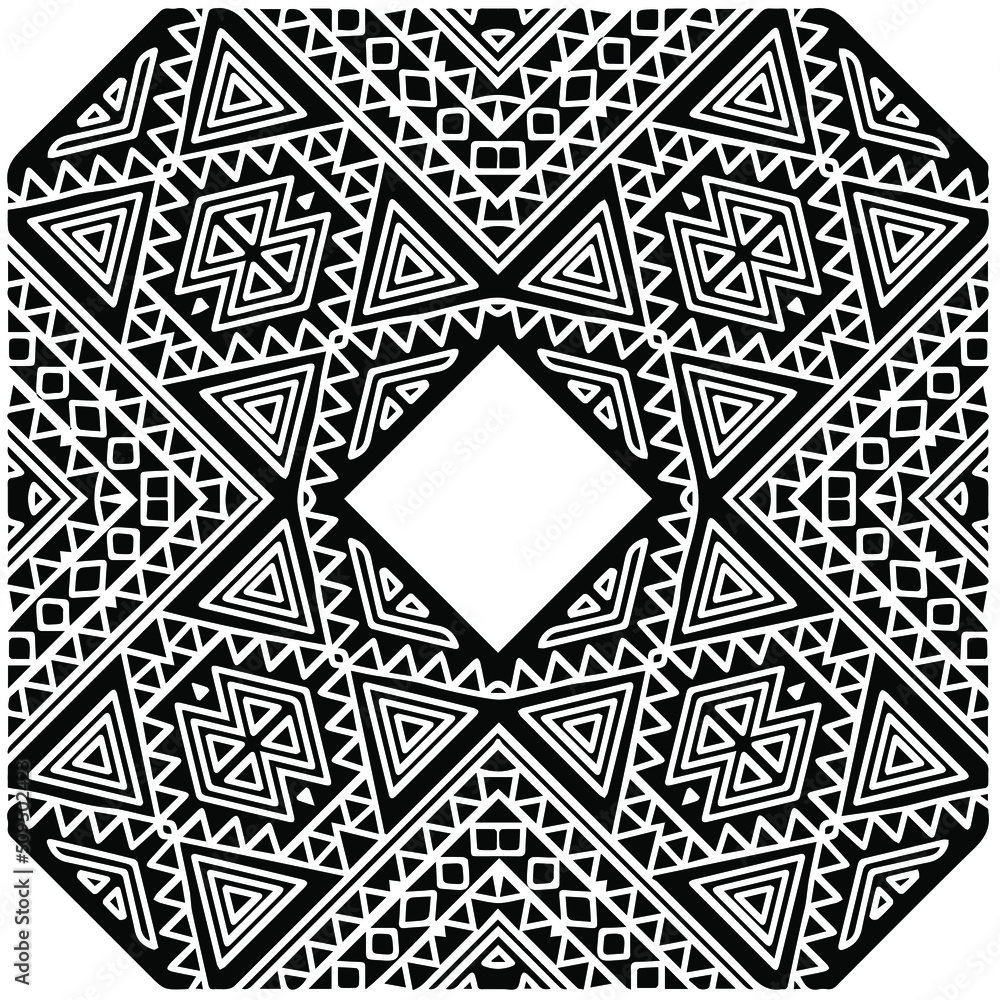 Abstract background with black and white mandala. Unique geometric vector swatch. Perfect for site backdrop, wrapping paper, wallpaper, textile and surface design. Abstract background with black and white mandala. Unique geometric vector swatch. Perfect for site backdrop, wrapping paper, wallpaper, textile and surface design.
