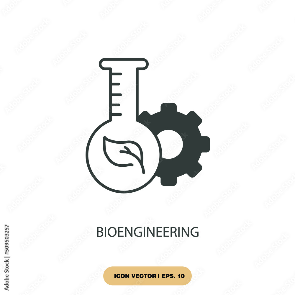 bioengineering icons symbol vector elements for infographic web bioengineering icons symbol vector elements for infographic web
