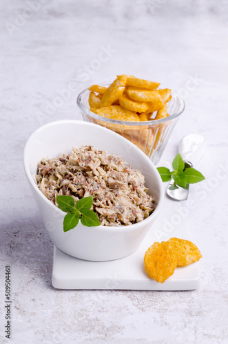 Fish pate with bread