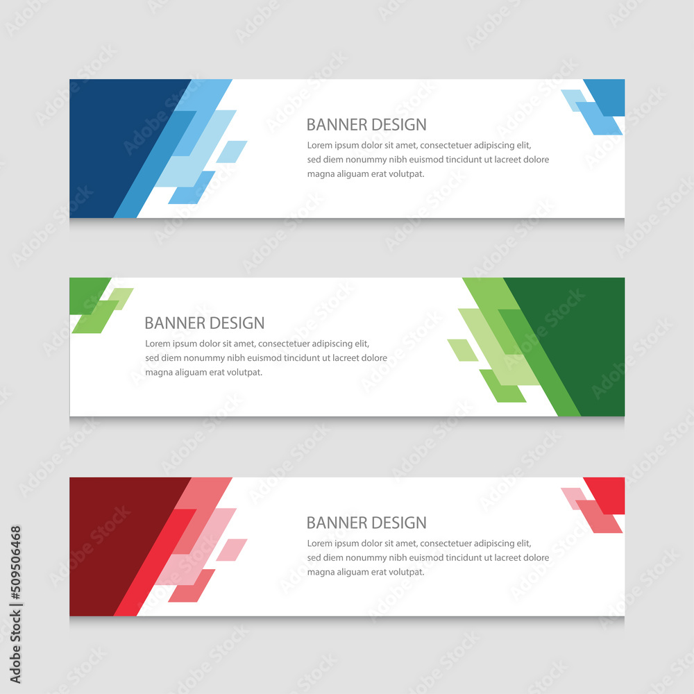 Fototapeta premium Abstract Banner Background Design Vector