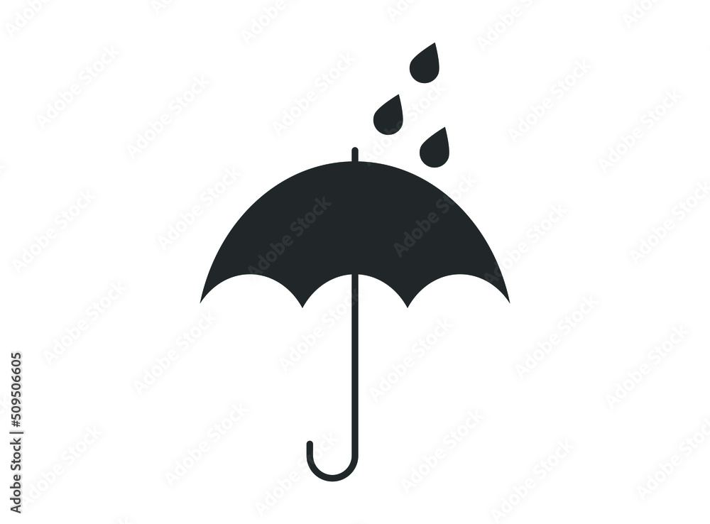 umbrella rain icon. From forecast, Climate and Meteorology icons, widget icons