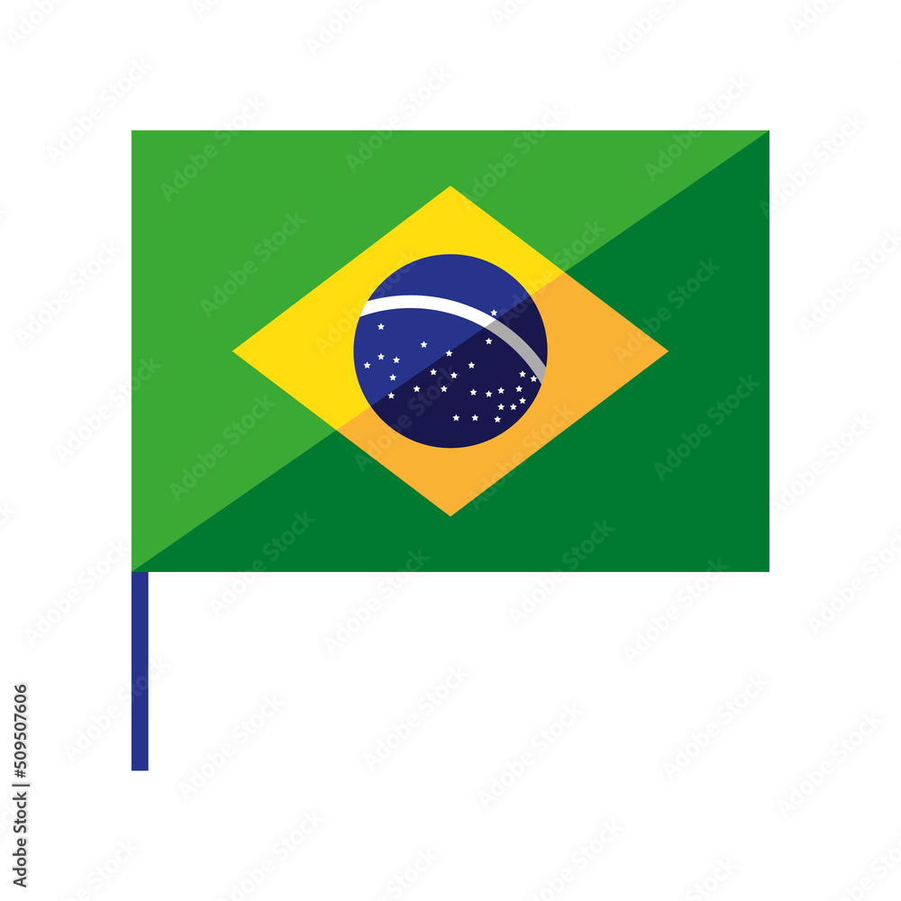 Fototapeta premium brazil flag nation