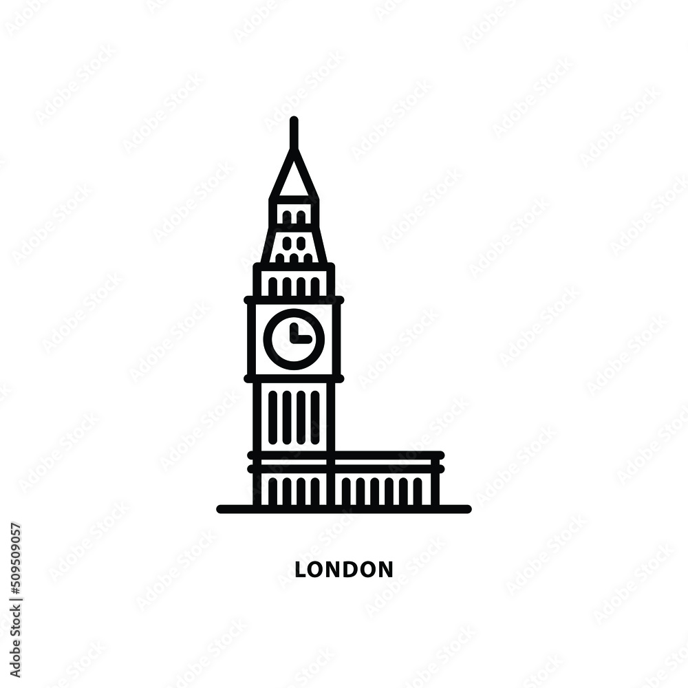 Big Ben and Houses_London