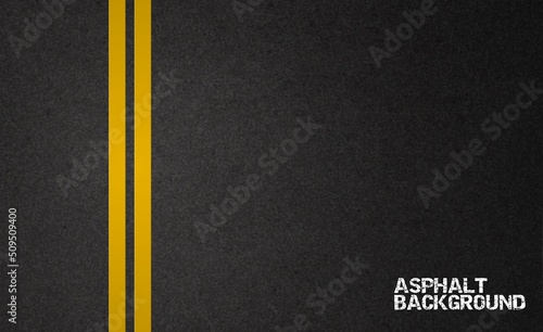 Photo Asphalt road texture background of black tarmac surface, realistic vector street