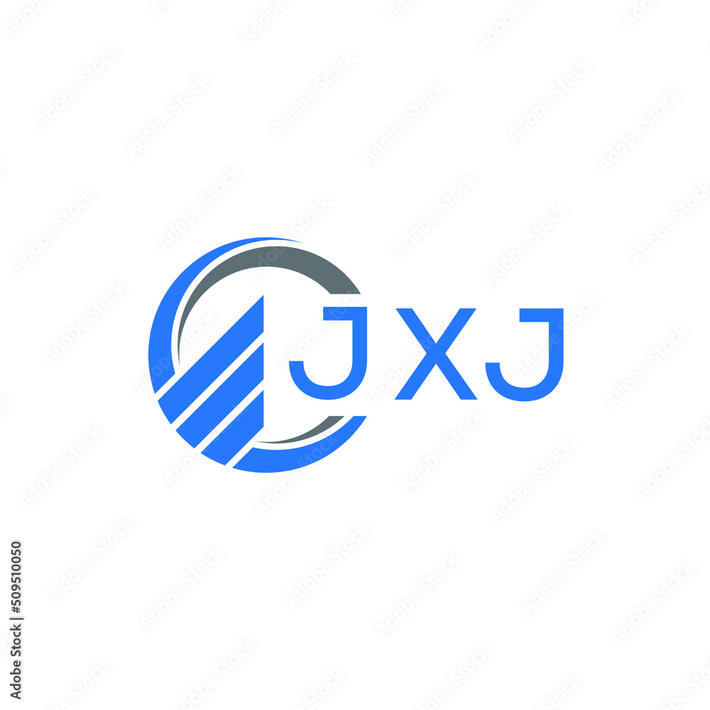 JXJ Flat accounting logo design on white background. JXJ creative initials Growth graph letter logo concept. JXJ business finance logo design. JXJ Flat accounting logo design on white background. JXJ creative initials Growth graph letter logo concept. JXJ business finance logo design.