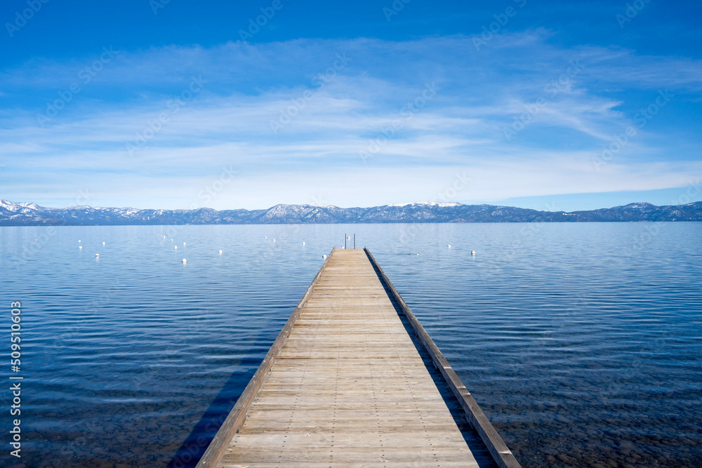 pier on the lake pier on the lake
