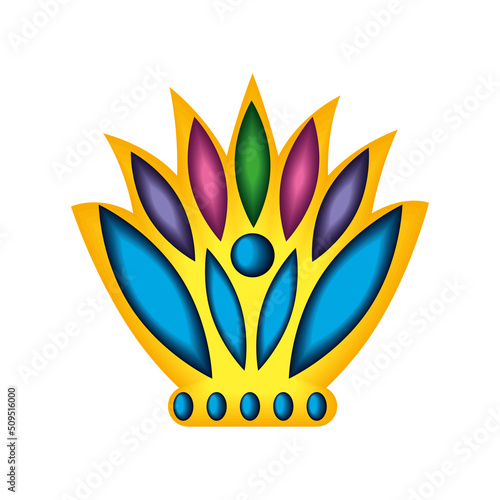 headgear with gems