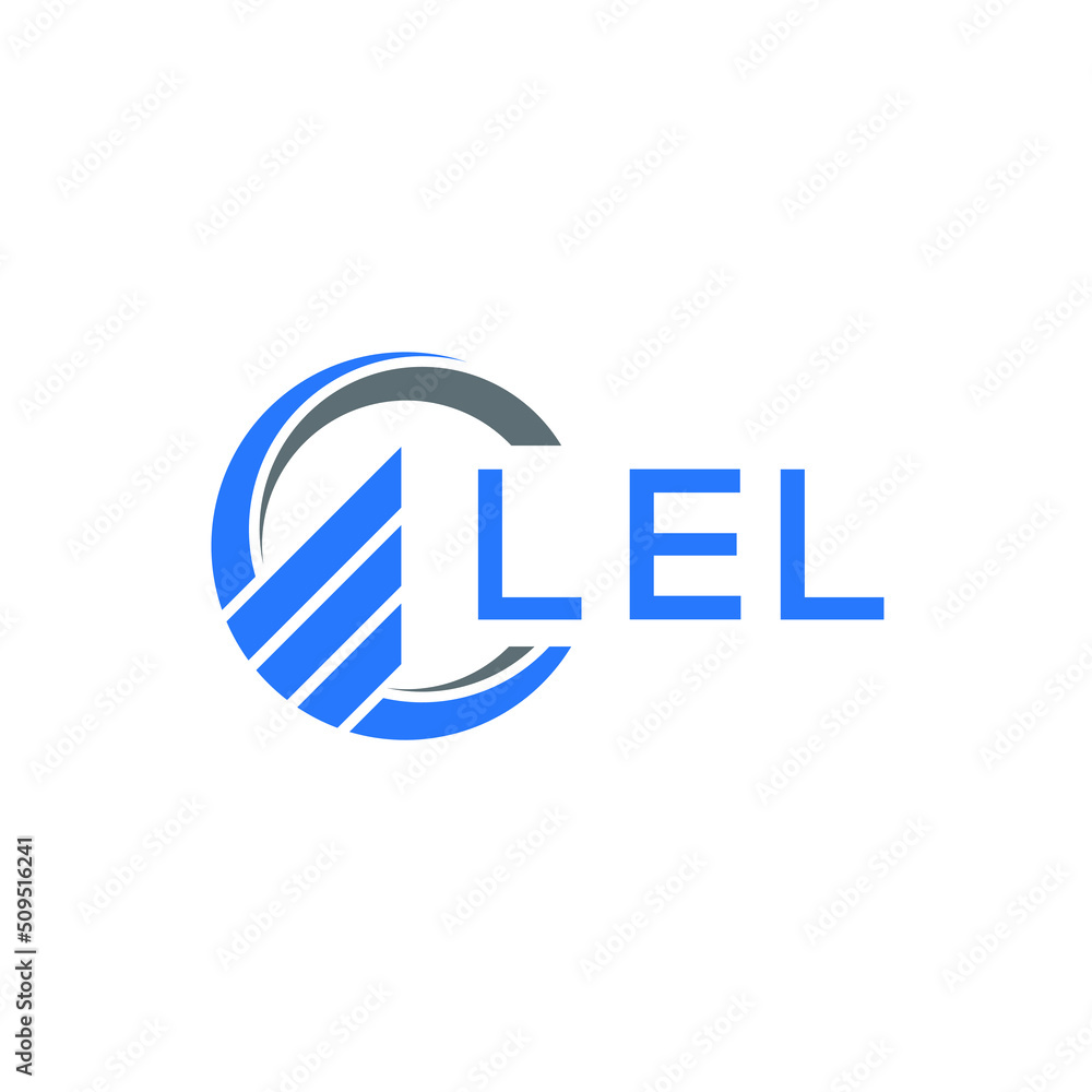 LEL Flat accounting logo design on white background. LEL creative initials Growth graph letter logo concept. LEL business finance logo design. LEL Flat accounting logo design on white background. LEL creative initials Growth graph letter logo concept. LEL business finance logo design.