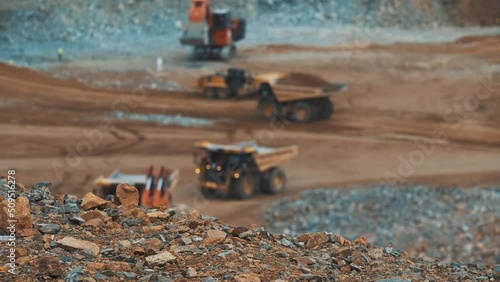 This stock video shows the development of a gold deposit. This video will decorate your projects related to gold mining, mining.