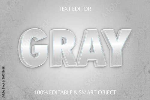 gray 3 dimension emboss modern style