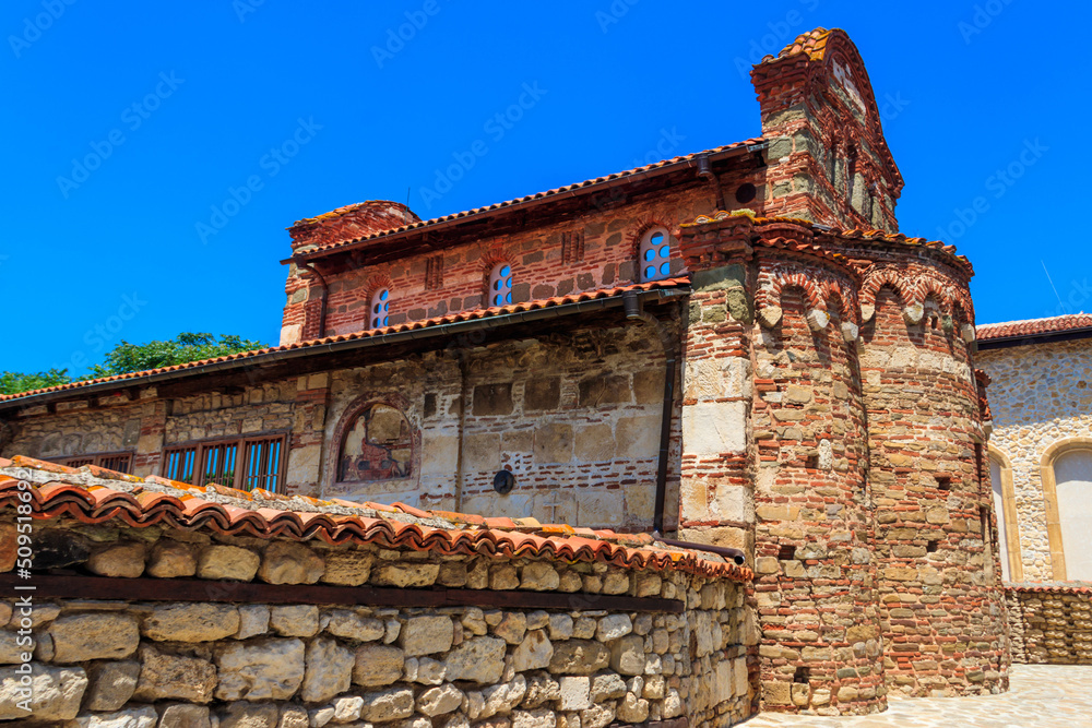 Church of St. Stephen in the old town of Nessebar, Bulgaria. UNESCO World Heritage Site