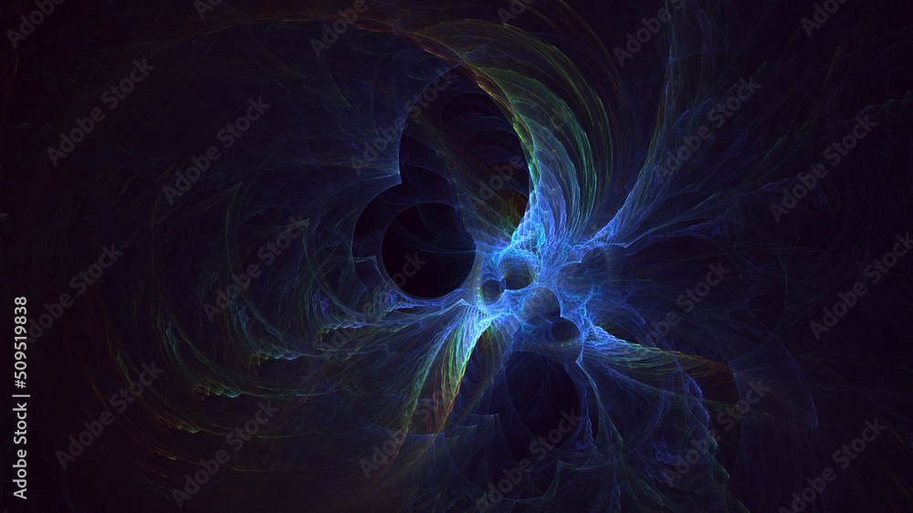 3D rendering abstract multicolor fractal light background 3D rendering abstract multicolor fractal light background