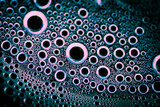 Background for desktop, website, or poster. Perfect circles of bubbles. Tiny and perfect.  Evaporation.