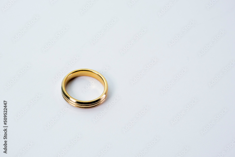 gold ring isolated on white background gold ring isolated on white background