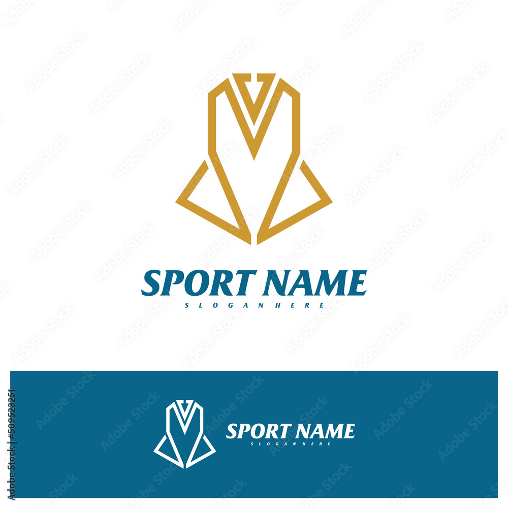 Fototapeta premium Simple Squid logo design vector template, Squid logo concepts illustration.
