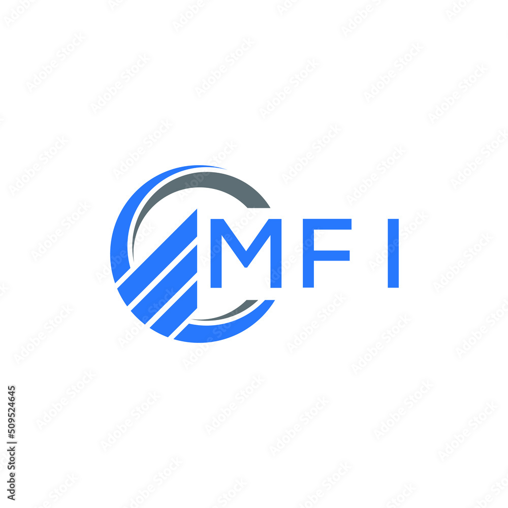MFI Flat accounting logo design on white background. MFI creative initials Growth graph letter logo concept. MFI business finance logo design. MFI Flat accounting logo design on white background. MFI creative initials Growth graph letter logo concept. MFI business finance logo design.
