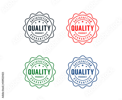 100% guaranteed quality product stamp logo design