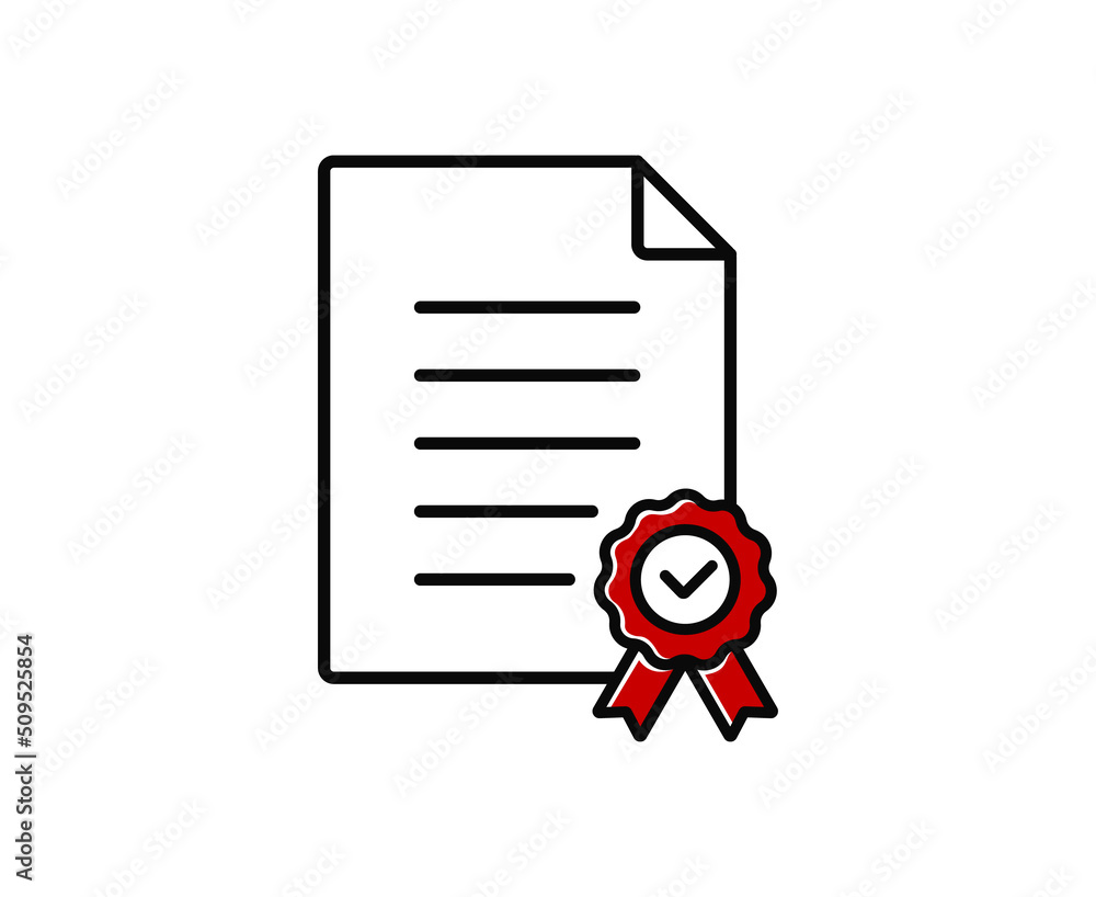 Certificate logo Icon Design Vector template Certificate logo Icon Design Vector template