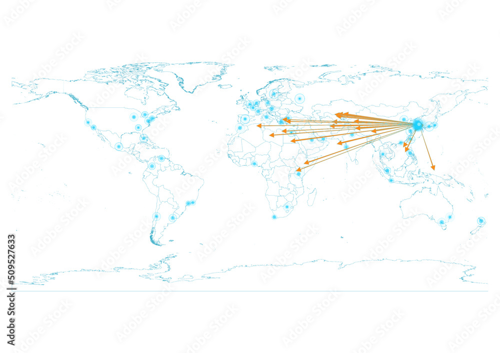 Export concept map for South Korea, vector South Korea map on white background suitable for export concepts. File is suitable for digital editing and large size prints. Export concept map for South Korea, vector South Korea map on white background suitable for export concepts. File is suitable for digital editing and large size prints.