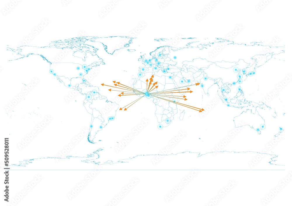 Export concept map for Togo, vector Togo map on white background suitable for export concepts. File is suitable for digital editing and large size prints. Export concept map for Togo, vector Togo map on white background suitable for export concepts. File is suitable for digital editing and large size prints.