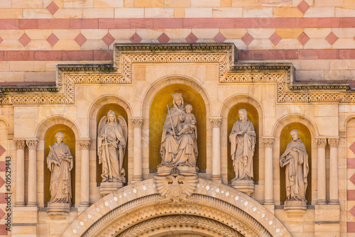 Obraz na płótnie Dom zu Speyer w salonie
