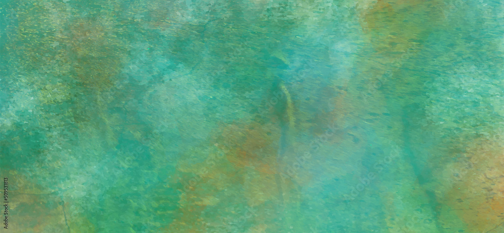 Grungy seamless vintage bright blue and green old wall texture, Colorful multicolor grunge texture, Abstract green or blue background with distressed vintage grunge texture.
