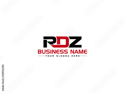 Modern RDZ Logo Letter Vector Icon, Creative RD Logo Icon Design For Any Type Of Business photo