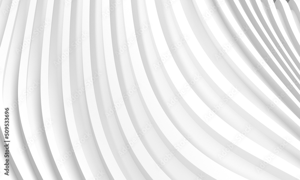 Obraz premium White stripe waves pattern futuristic background