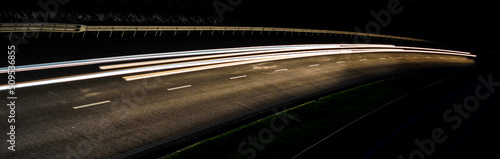 lights of cars with night. long exposure © Krzysztof Bubel