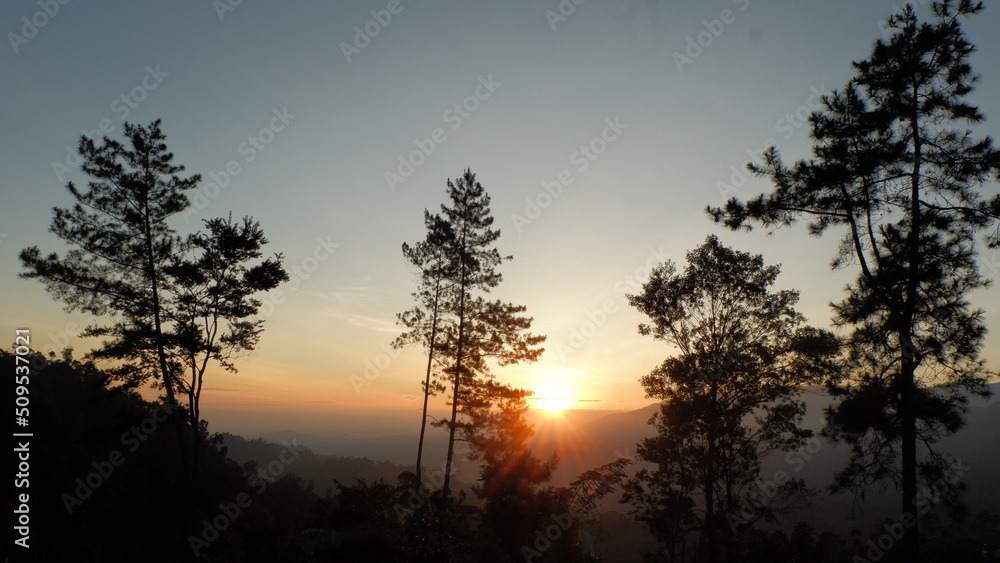 sunrise in the mountains sunrise in the mountains