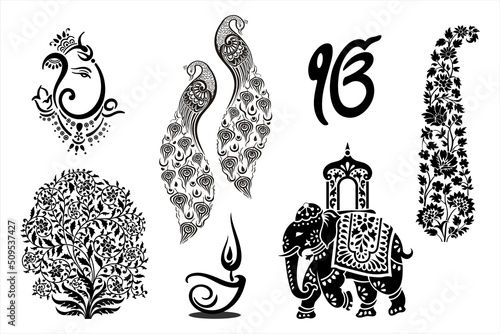 traditional Hindu icons , cultural heritage , India , Asia	