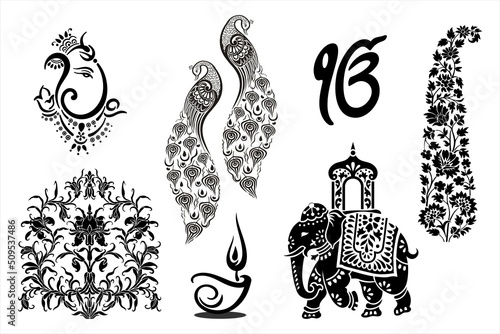 traditional Hindu icons , cultural heritage , India , Asia	