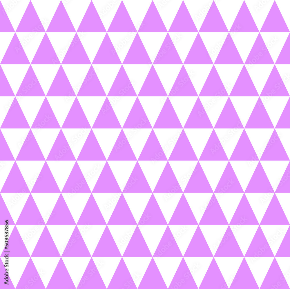 Abstract background with several small purple triangles arranged in a striped pattern. Abstract background with several small purple triangles arranged in a striped pattern.