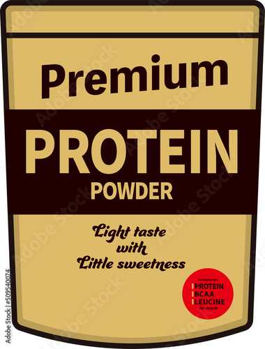 Gold packaging of high-end protein