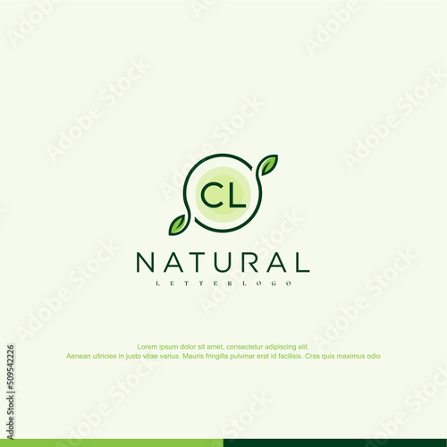 CL Initial natural logo