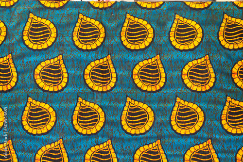 Abstract cloth with authentic pattern Zanzibar Tanzania